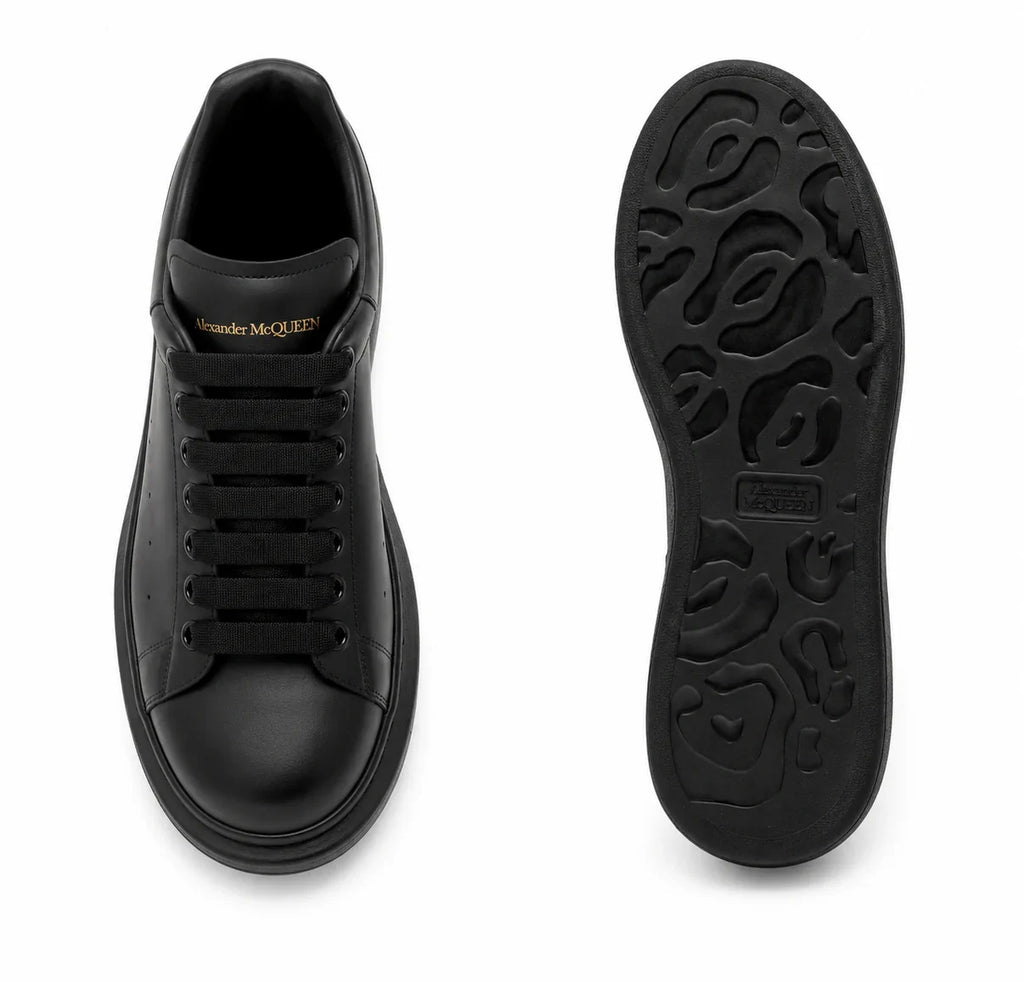 سبرديلة رجالية فاخرة بستايل عصري (Oversized Sole) - أسود