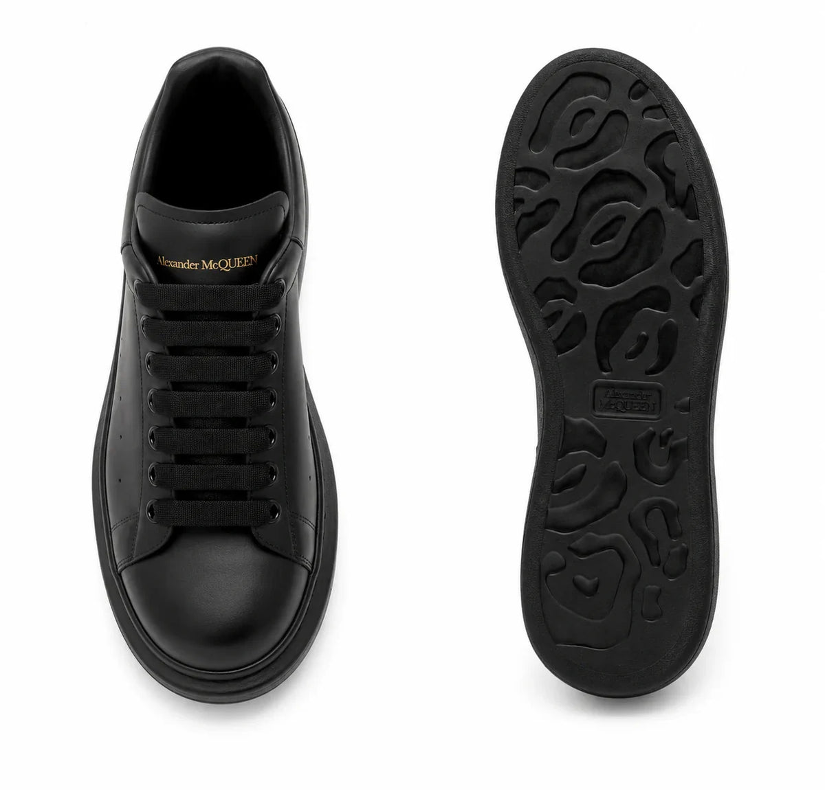 سبرديلة رجالية فاخرة بستايل عصري (Oversized Sole) - أسود